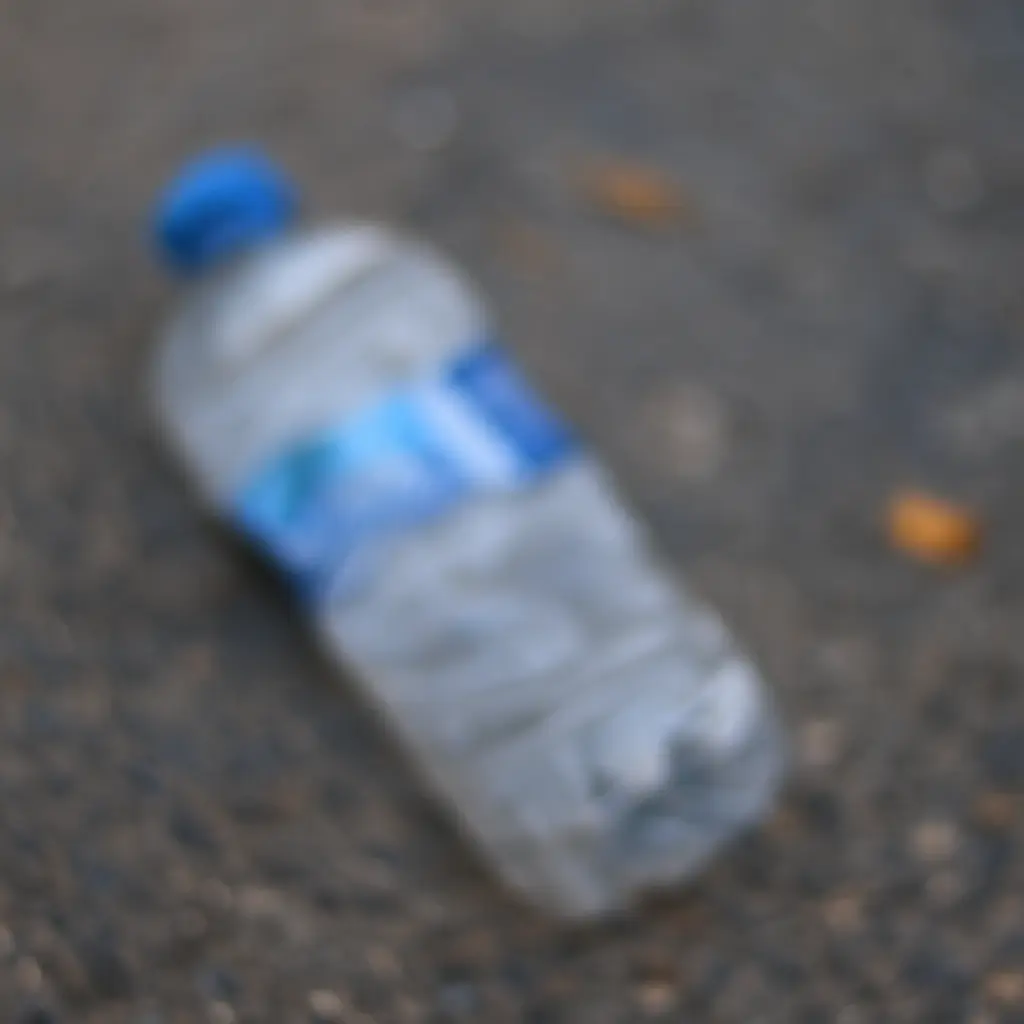 Blurry waste image